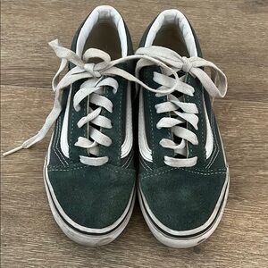 Vans Kids Sneakers - Green and White